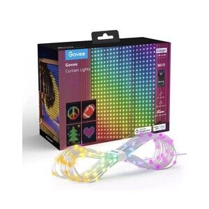 Govee Curtain Light: LED String Lights with 73 Settings, Smart App Control
